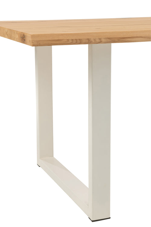 J-Line tafel Poten Rechthoek - metaal - zwart - vtwonen shop