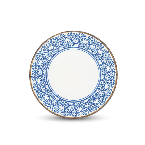 Bonbistro - Plat bord 27cm blauw Azul - Set van 6
