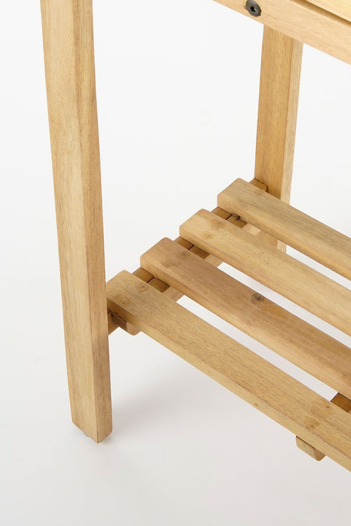 Mica Decorations Glenwood Plantenbak Rechthoek voor Buiten - L70 x B30 x H75 cm - Acaciahout - Bruin - vtwonen shop