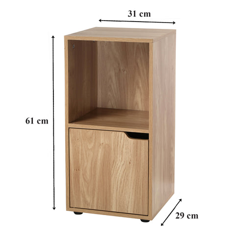 Calicosy - Boekenkast met 2 compartimenten MODU - 29x30.7x61.6 cm