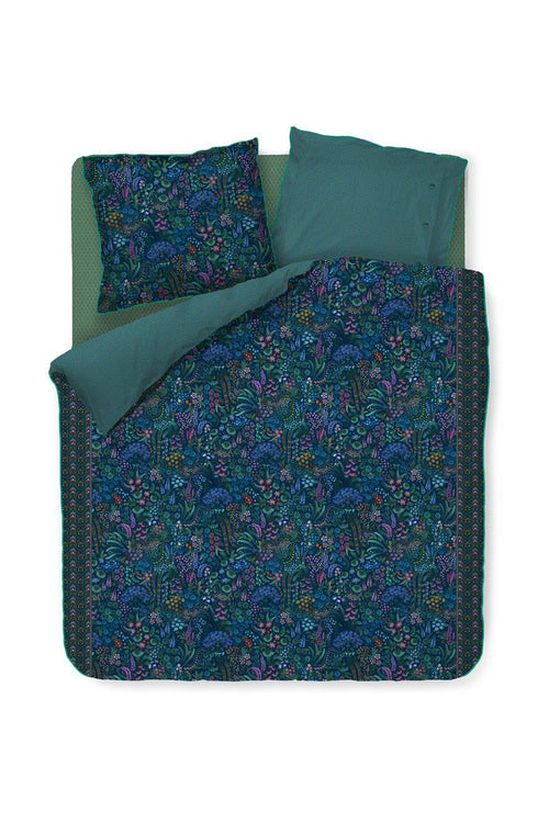 Pip Studio dekbedovertrek Querida - 260x200/220 cm - donker blauw - vtwonen shop