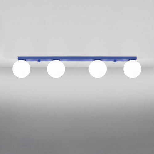 Sollux Lighting Plafondlamp YOLI 4 ultramarijn - 88x12x14,5cm