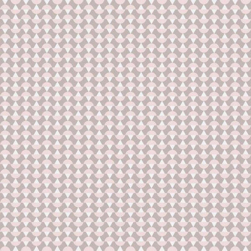 Borastapeter behang grafisch motief roze - 53 cm x 10.05 m - 660711 - vtwonen shop