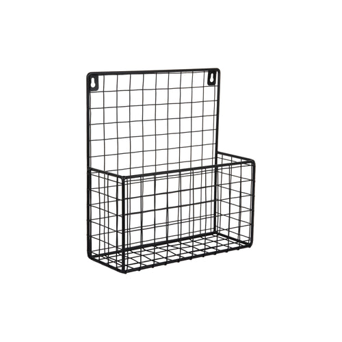 Present Time tijdschriftenrek Reja - zwart - 27x10x30cm - vtwonen shop