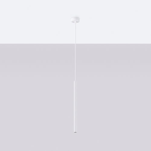 Sollux Lighting Hanglamp ARCHE 1 wit - 8x8x120cm