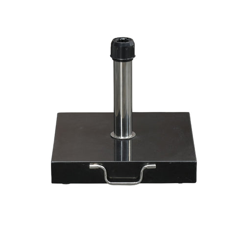 Cosmo granieten parasolvoet - 40 kg - zwart gepolijst