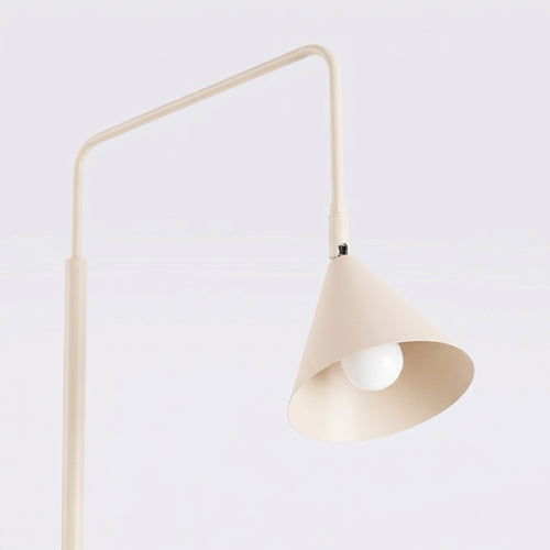 Sollux Lighting Vloerlamp NOX beige - 30x30x165cm