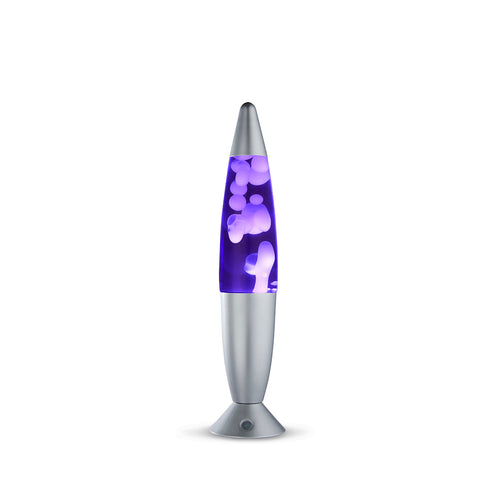 Lighto | Lavalamp zilver | 35 cm | RGB | 17 kleuren