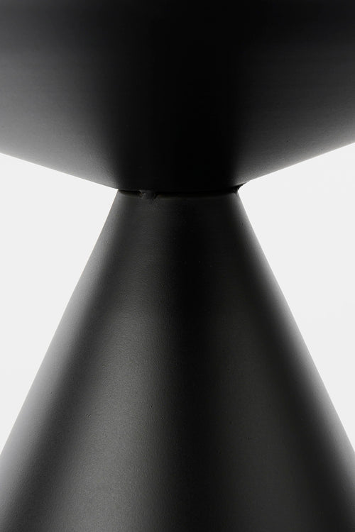 Mica Decorations Royale Bijzettafel - H42 x Ø60 cm - Metaal - Zwart - vtwonen shop