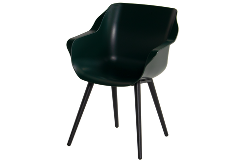 Hartman Tuinstoel Sophie Studio - Donkergroen Kunststof - Set Van 2 - vtwonen shop