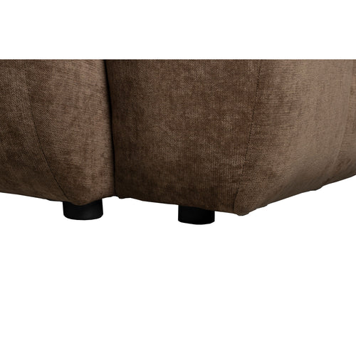 Housecraft Living Vento 3,5-Zitsbank Rechts Bruin