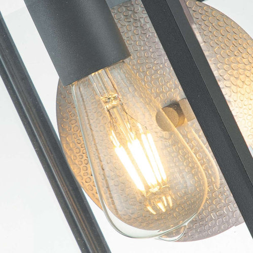 Elstead Byron Byron buitenwandlantaarn grafiet met tinnen reflector IP44