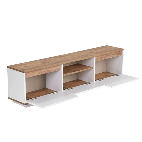 Calicosy - Tv-meubel LUME - Wit 160x30x42 cm