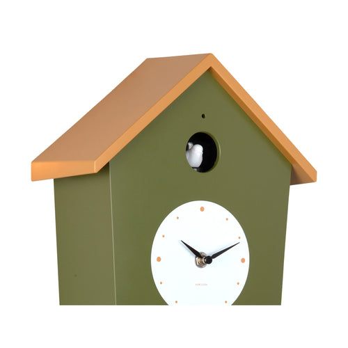 Karlsson wandklok Cuckoo Light - groen - 23x10.5x26.4cm - vtwonen shop