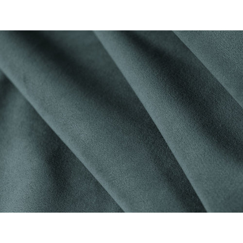 Cosmopolitan Design - Modulaire panoramische hoekbank links Cortina 7-zits, flueel turkoois - 282x376x70cm