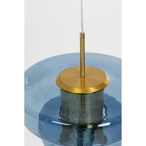 Kare Design Hanglamp Arcadia Ø34cm blauw