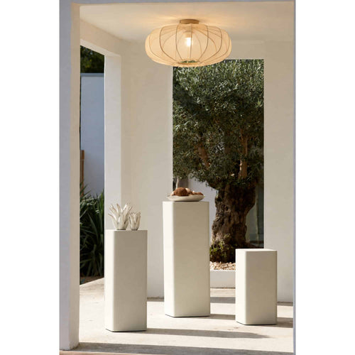 Light & Living plafonnière Plumalia - bruin - Ø50cm