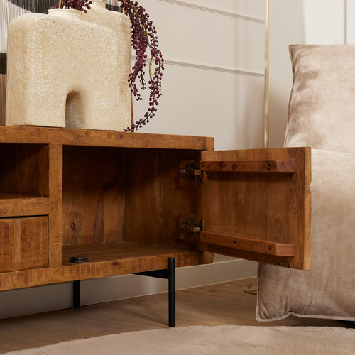 Starfurn  tv meubel Brandy - bruin - 40x180x55cm - vtwonen shop