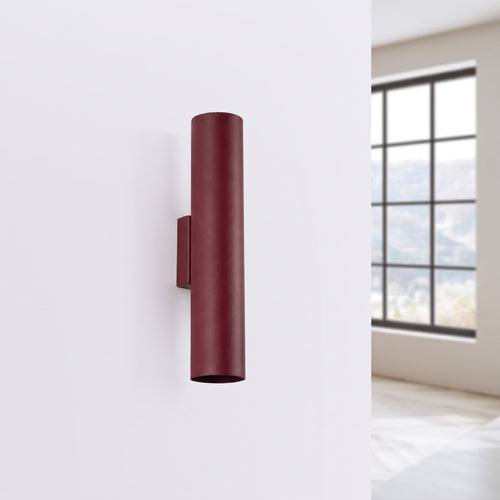 Sollux Lighting Wandlamp LAGOS 2 bordeaux - 6x8x30cm