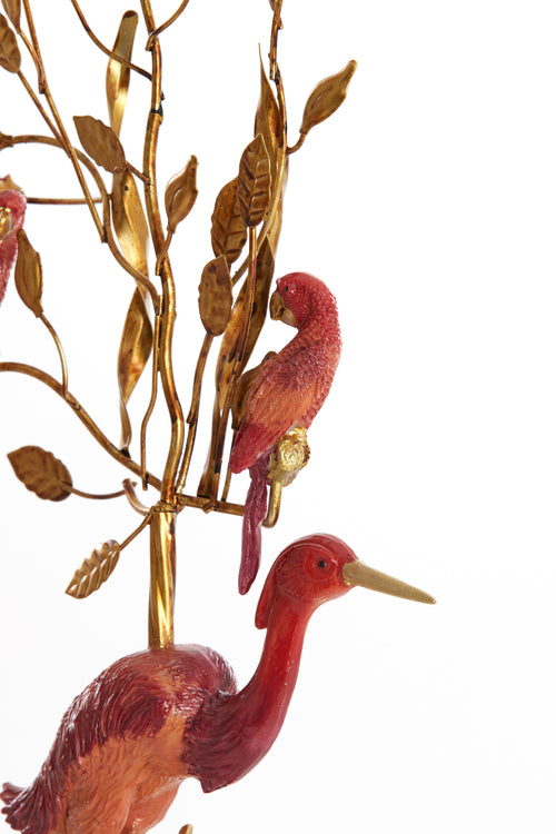 Light & Living kandelaar HERON - 22x11x44cm - rood