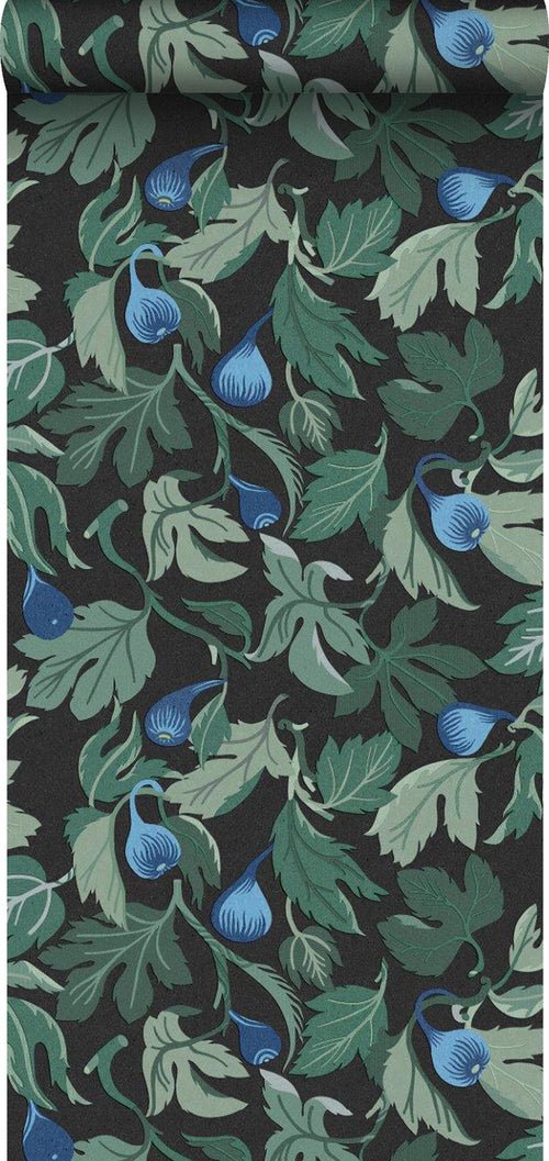 Borastapeter behang bladeren groen - 49 cm x 10.05 m - 660799