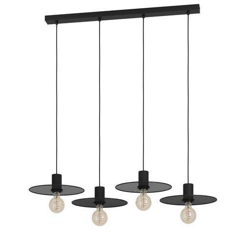 EGLO hanglamp Ikeston - e27 - 98 cm - zwart - staal - vtwonen shop