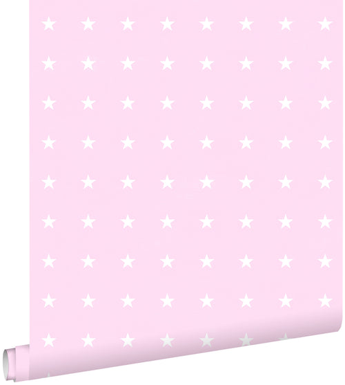 ESTAhome behang sterren roze - 53 cm x 10,05 m - 136458 - vtwonen shop