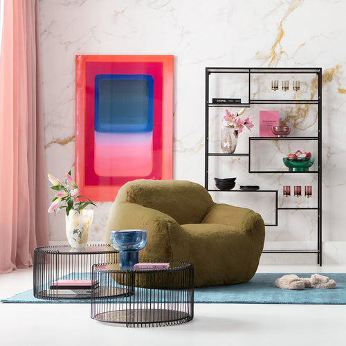 Kare Design Fauteuil Mika 115cm groen olijf - vtwonen shop