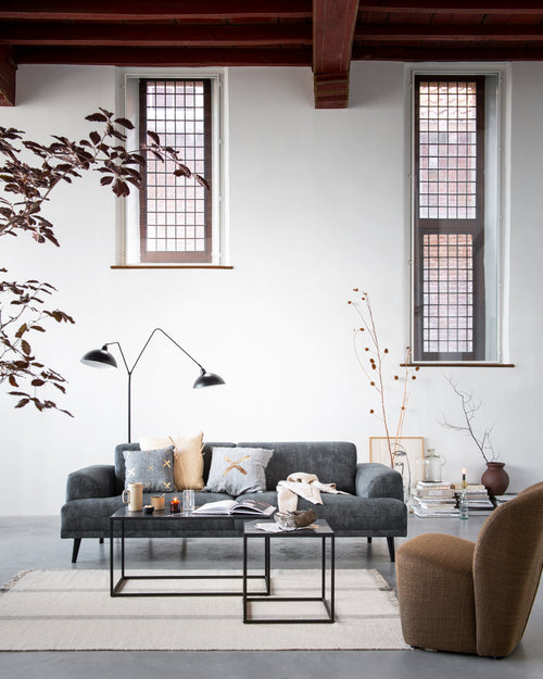 Light & Living vloerlamp ORION  - 140x31x180cm - zwart - vtwonen shop