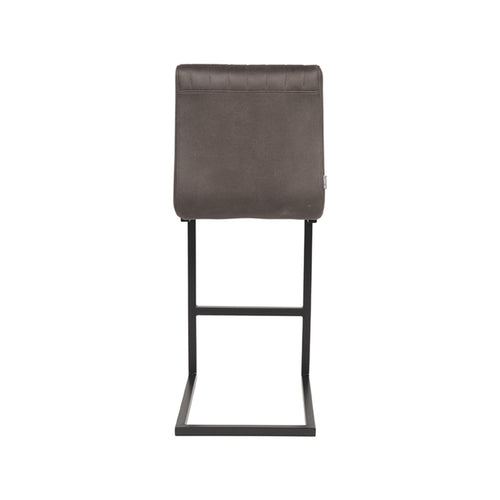 LABEL51 Barkruk Milo - Antraciet - Zithoogte 66cm - Set van 2