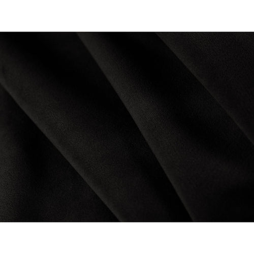 Cosmopolitan Design - Converteerbare bank Grena 3-zits, flueel zwart - 100x205x90cm