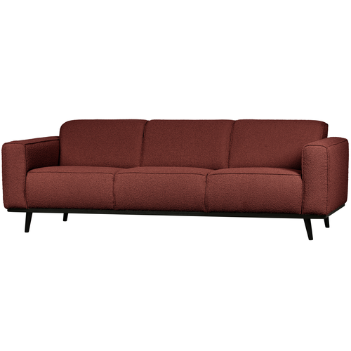 WOOOD 3-zits bank Statement - Bouclé - Chestnut - 77x230x93