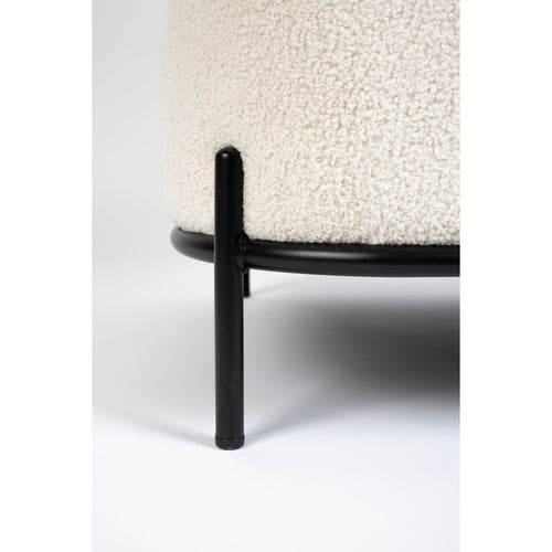 Housecraft Living Polly Fauteuil Teddy Ivoor