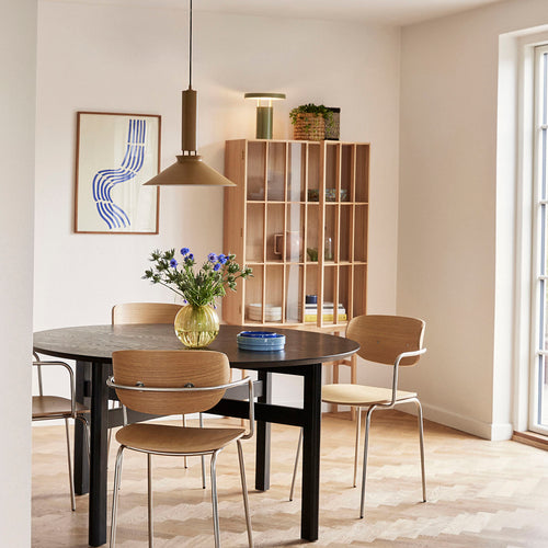 Hübsch vaas Fleur - glas - ø18xh17cm - vtwonen shop