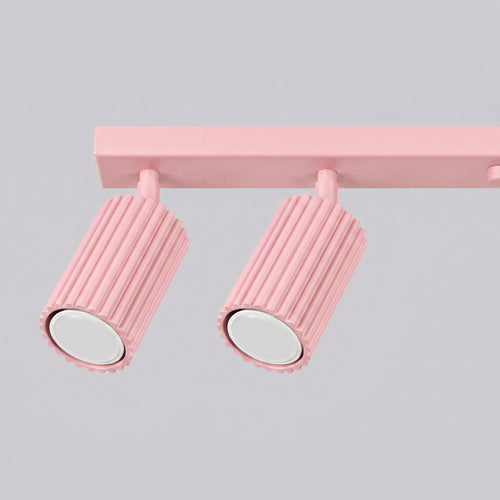 Sollux Lighting Plafondlamp KARBON 6L roze - 117x6,5x16,5cm