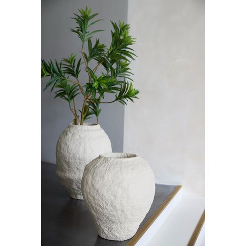 Light & Living vaas Pantoja - wit - Ø45cm - vtwonen shop