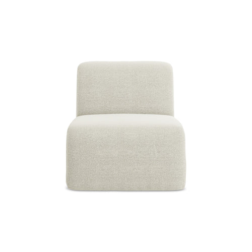 LaMiaSofa Bankmodule midden Cervo - bouclé - zand - 70x94x75