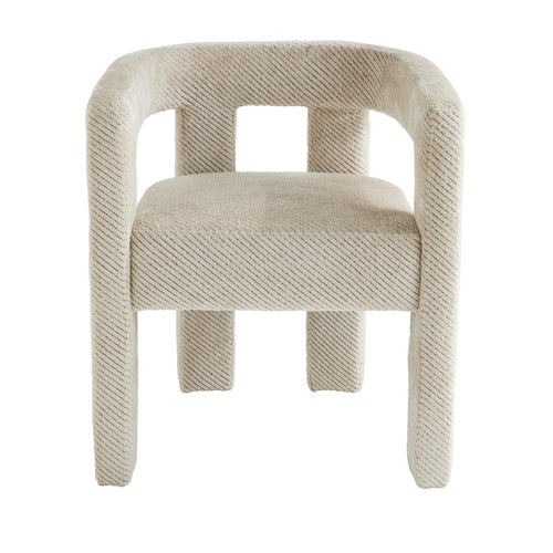 Signature - TAPISSIER Fauteuil - Ecru - 53x63x72 cm