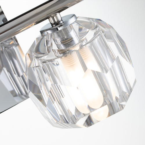 Elstead Quoizel Regalia Wandlamp Gepolijst Chroom, 3000K, IP44