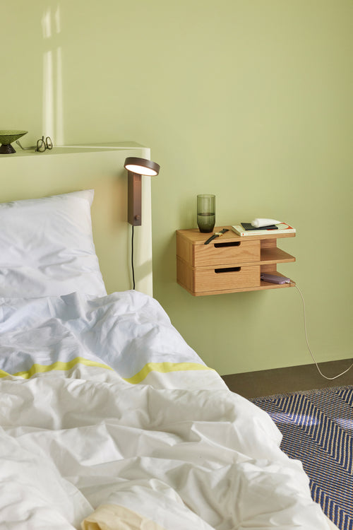 Hübsch wandlamp Crea - ijzer/polycarbonaat - 20x12xh20cm, integreret
