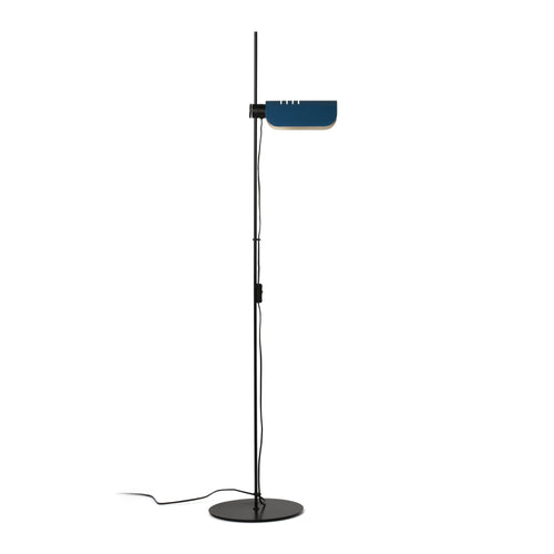 Faro Martinica Taak vloerlamp zwart, blauw 1x E27