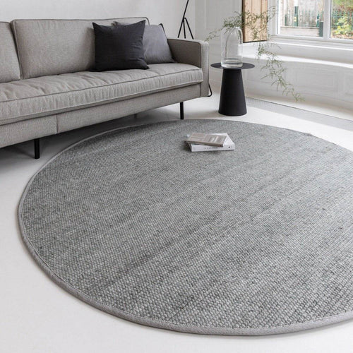 Interieur05 Rond Wollen Vloerkleed Groen Vik - 240 x 240 cm - vtwonen shop