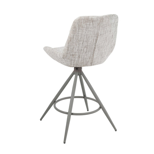 DÉJA Living Barkruk Senna - Greige - Draaibaar - Zithoogte 67cm - Set van 2 - vtwonen shop