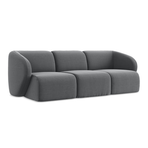 LaMiaSofa 3-zits bank Cervo - velours - staal - 244x94x75