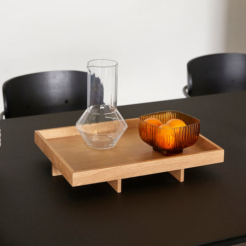 Hübsch kan Aster - glas - ø16xh25cm