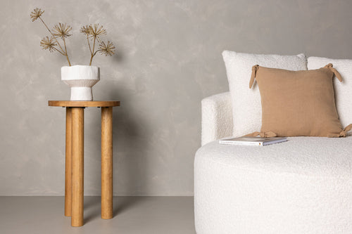 Rebellenclub Bijzettafel Nysted - Ø35 cm - Eiken - vtwonen shop