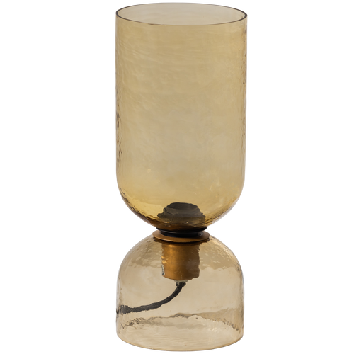 WOOOD tafellamp gehamerd glas 38xø15 cm Gigi - Naturel - vtwonen shop