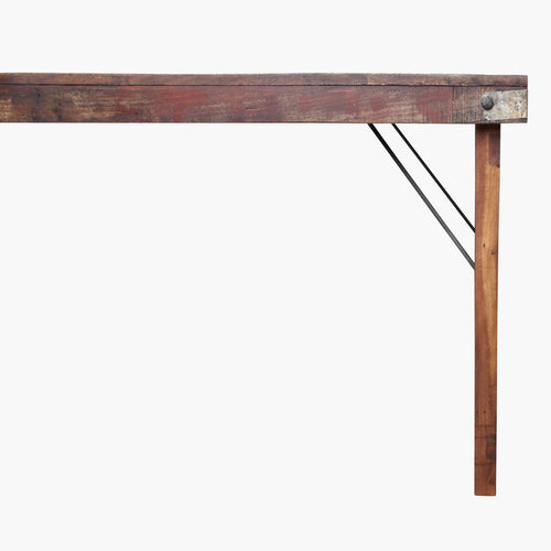 Raw Materials inklapbare eettafel - FSC gerecycled hout - 165x75x76 cm - vtwonen shop