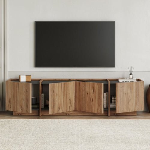 Calicosy - TV-meubel ARVEN - beige 180x90x75 cm