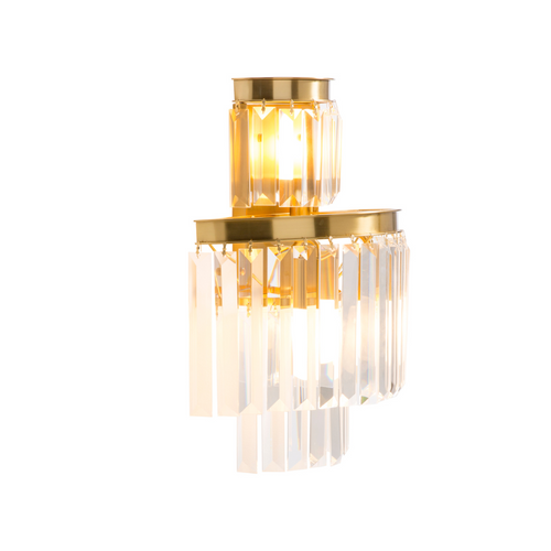 Signature - FULGURANT Wandlamp - Goudkleurig - 35x35x42 cm